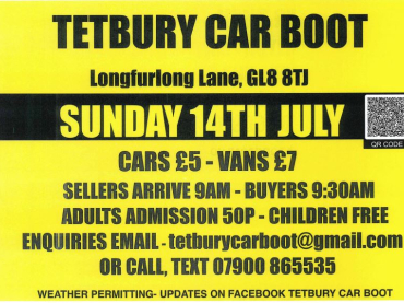 Tetbury Car Boot sale